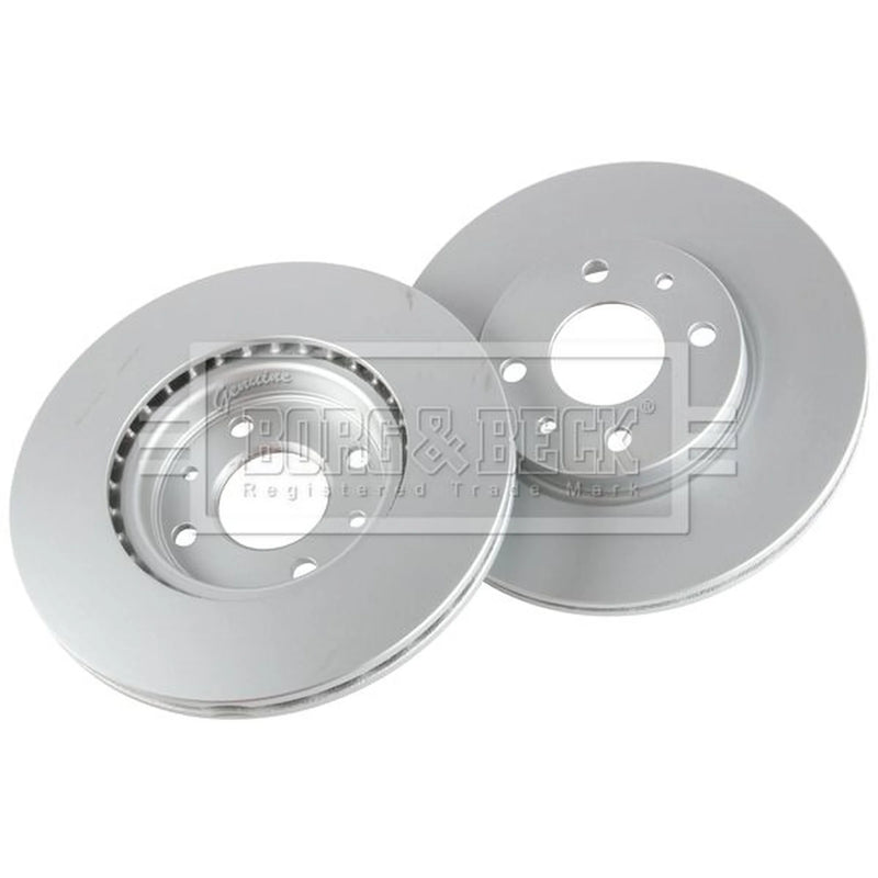 Borg & Beck 2 x Vented Front Brake Discs BBD5086