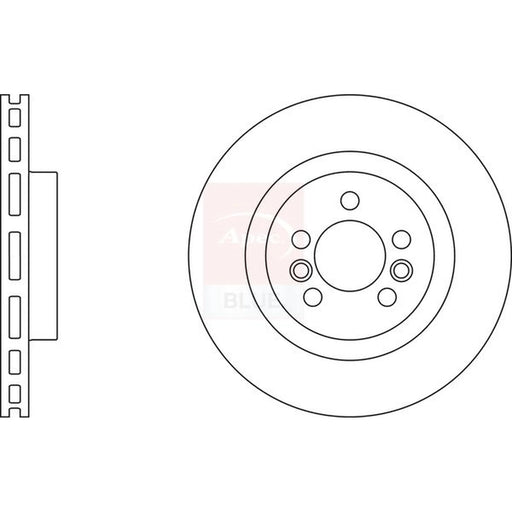 Apec 2 x Vented Front Brake Discs SDK6772