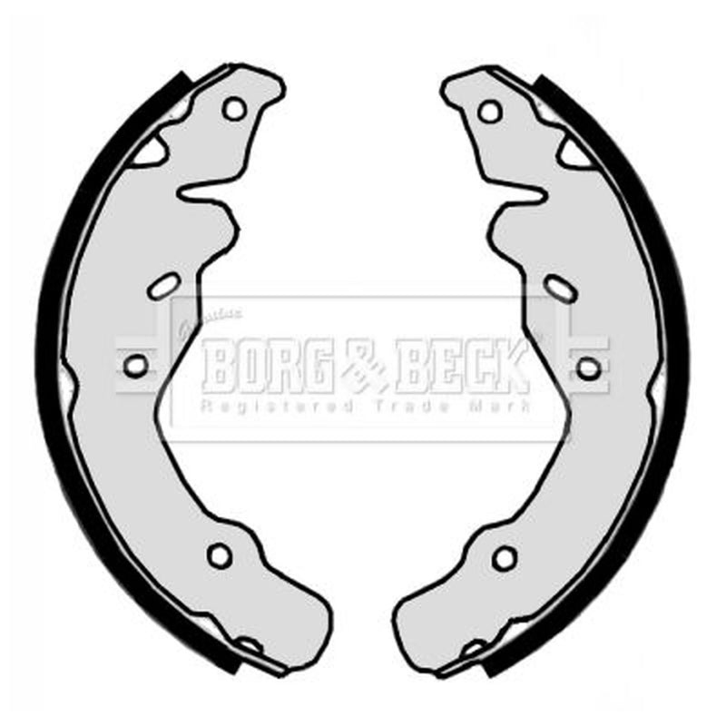 Borg & Beck Brake Shoe Set Axle Kit BBS6310