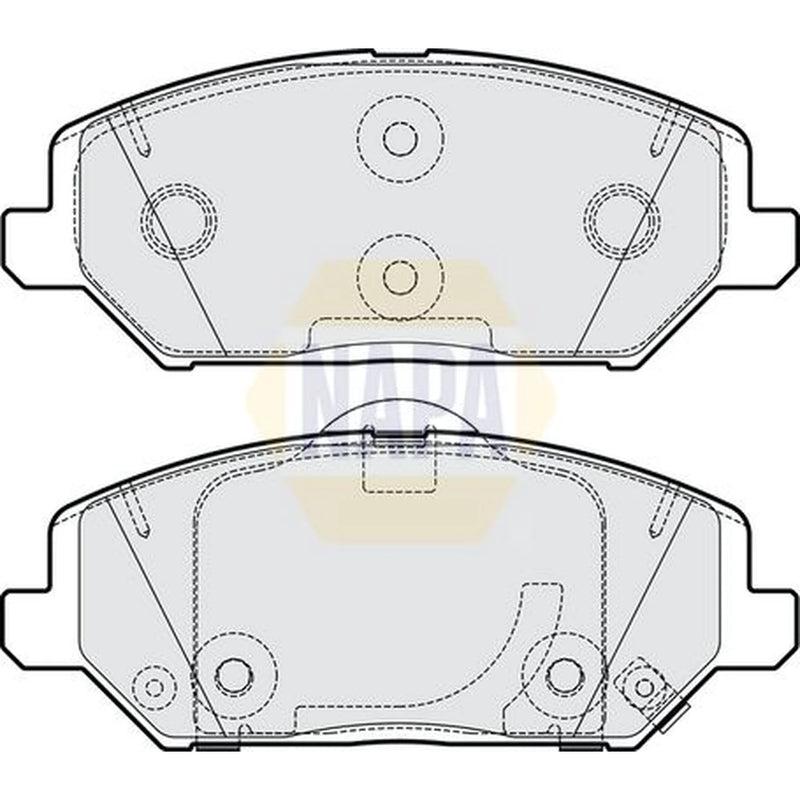 NAPA Front Brake Pad Set NBP1649