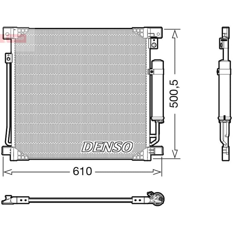 Denso Air Conditioning Condenser DCN45013