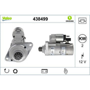 Valeo Starter Motor 12V 2kW 12 Teeth 438499