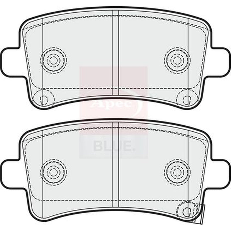 Apec Rear Brake Pad Set PD3258