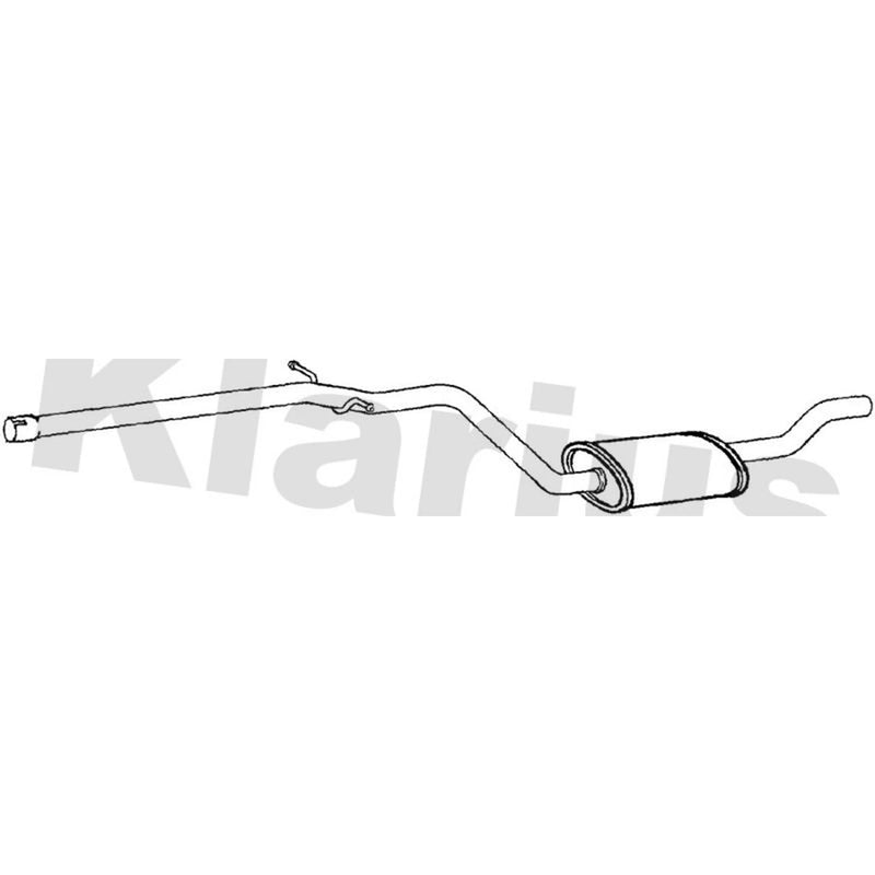 Klarius Box With Centre Pipe Centre VW725V