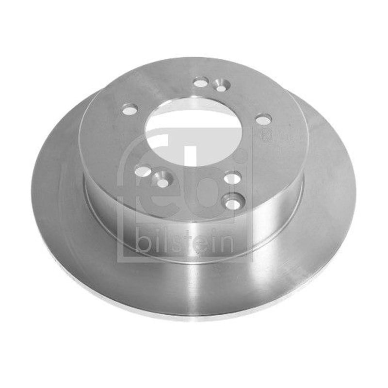 Febi 2 x Solid Rear Brake Discs 108566