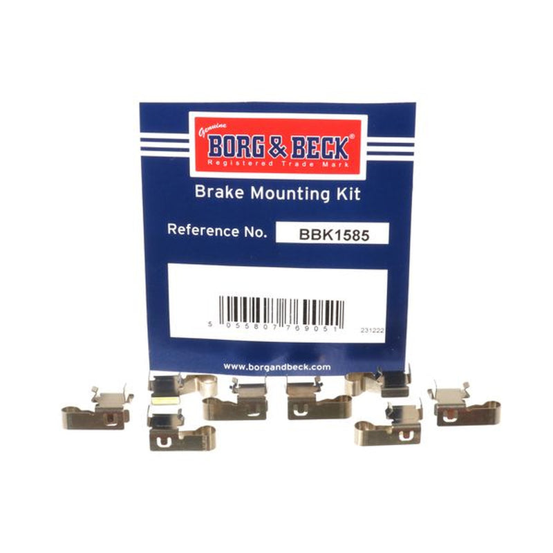 Borg & Beck Brake Pad Accessory Fitting Kit Rear BBK1585