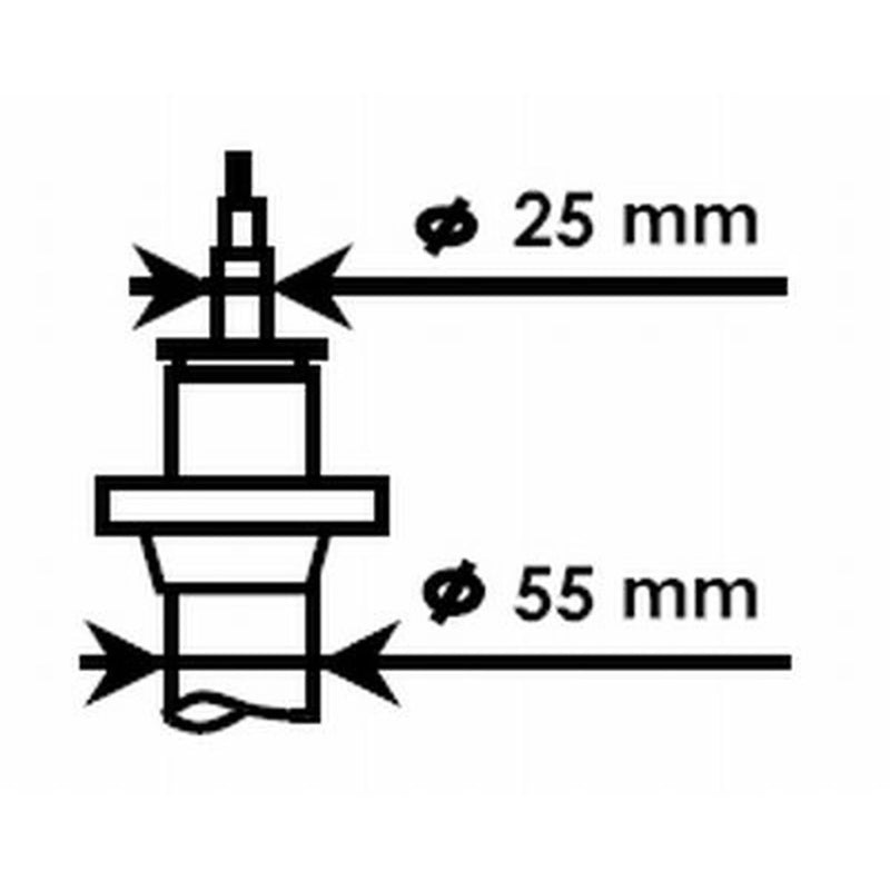 KYB Shock Absorber Damper Strut Front 325700