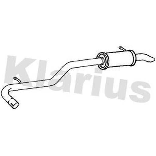 Klarius Box With Tail Pipe Rear CL367T
