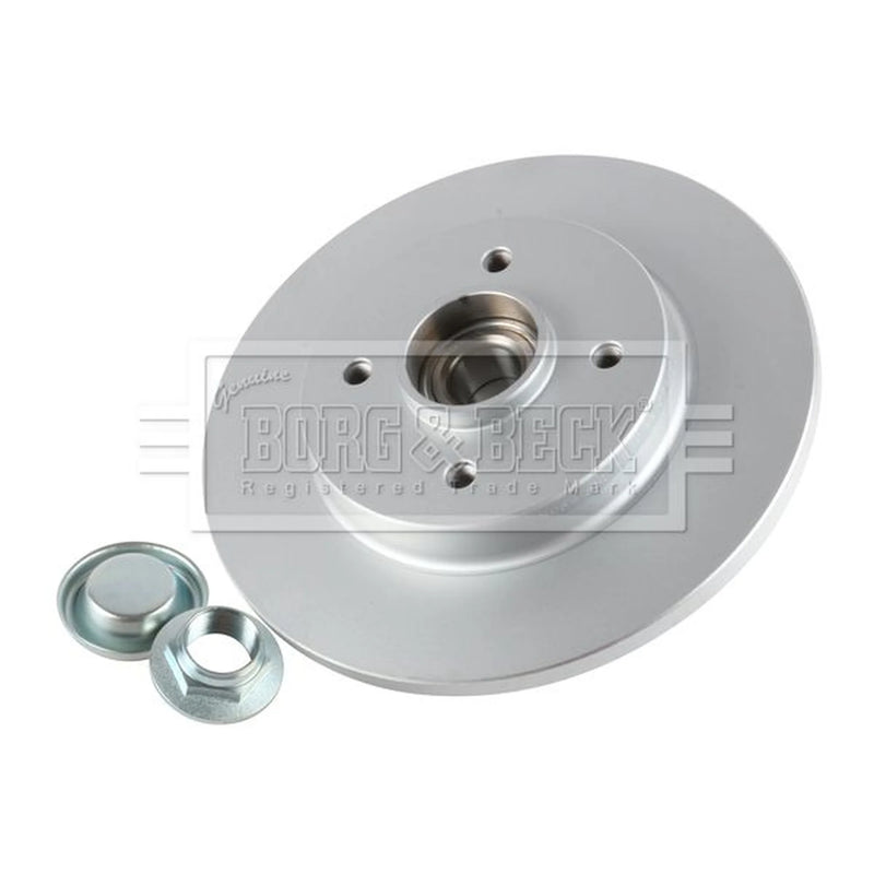 Borg & Beck 2 x Solid Rear Brake Discs BBD5842S