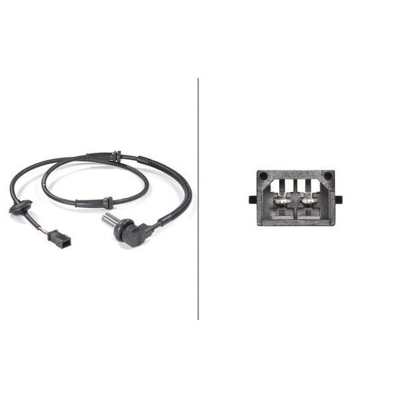 Hella ABS Wheel Speed Sensor Front 6PU 009 106-291