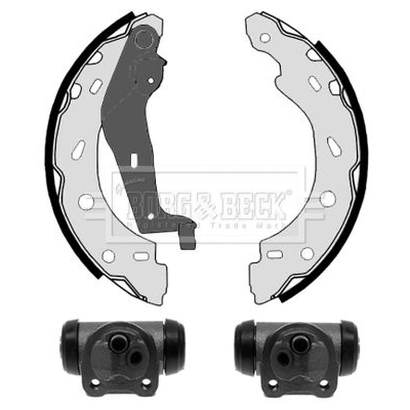 Borg & Beck Brake Shoe Set Axle Kit BBS1100K