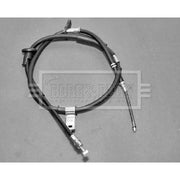 Borg & Beck Handbrake Cable Left Rear BKB2010