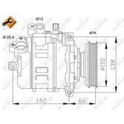 NRF Air Conditioning Compressor 32106
