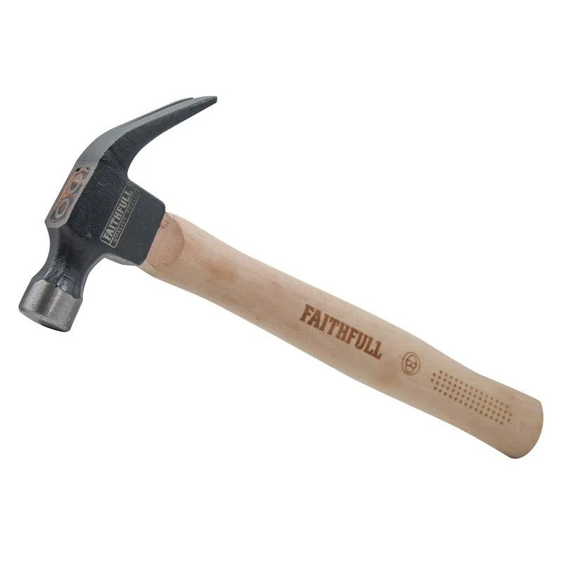Faithfull FSC Hickory Claw Hammer 454g (16oz) - 60412050