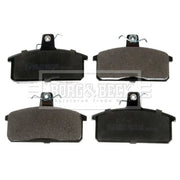 Borg & Beck 4 x Rear Brake Pad Set BBP2545