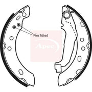 Apec Brake Shoe Set Axle Kit SHU517