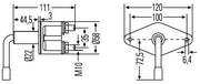 Hella 6EK 001 559-001 Main Switch, battery