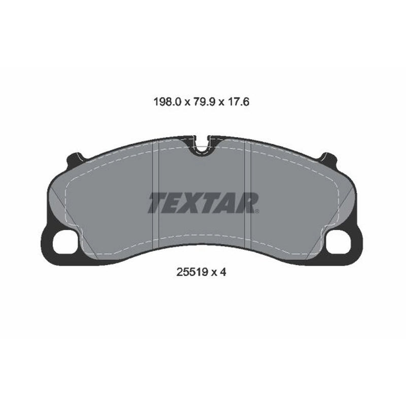 Textar Front Brake Pad Set 2551901