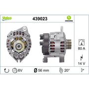 Valeo Car Alternator 12V 439023