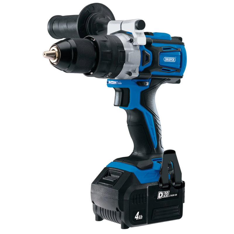 D20 Brushless Combi Drill 20V with 4.0Ah Battery & Charger