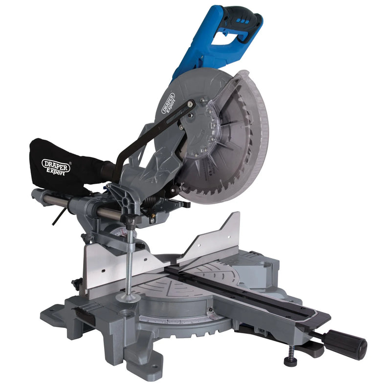 Draper Expert Double Bevel Sliding Compound Mitre Saw, 2000W