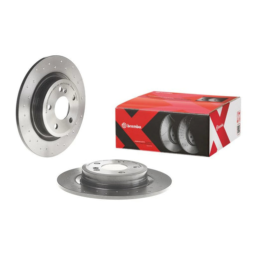 Brembo Xtra 2 x Perforated Rear Brake Discs 08.B348.4X