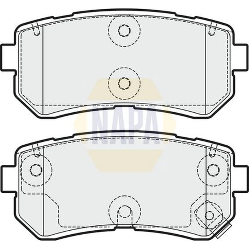 NAPA Rear Brake Pad Set NBP1774