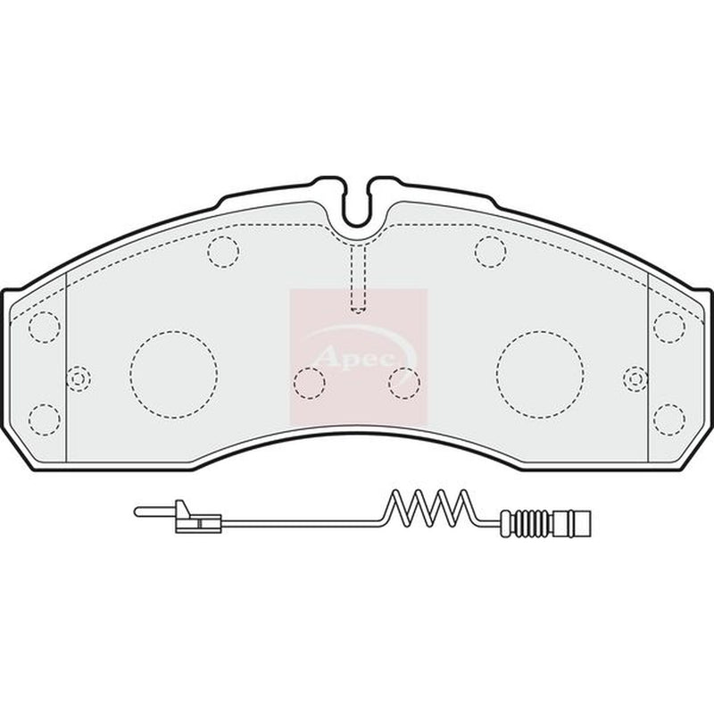 Apec Front Brake Pad Set PAD1541