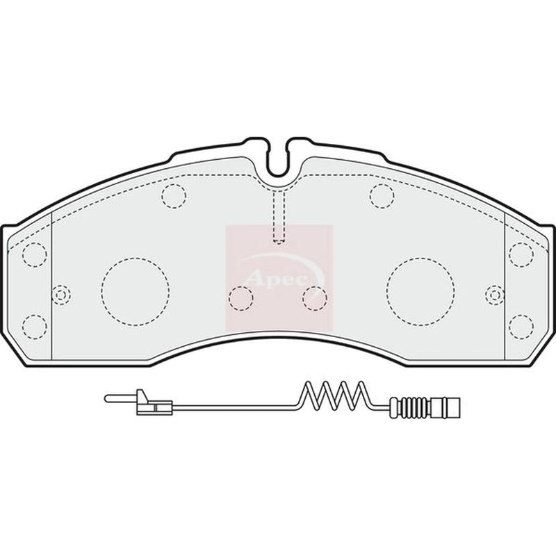 Apec Front Brake Pad Set PAD1541