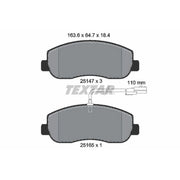 Textar Front Brake Pad Set 2514701