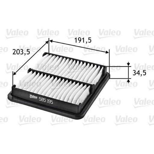 Valeo Engine Air Filter 585195