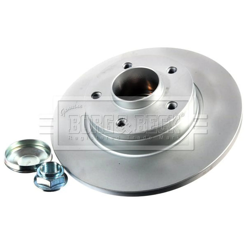 Borg & Beck 2 x Solid Rear Brake Discs BBD5772S