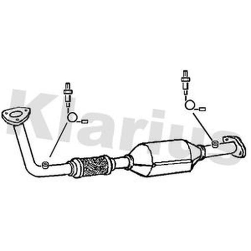 Klarius Catalyst Type Approved With Pipe Front 321456