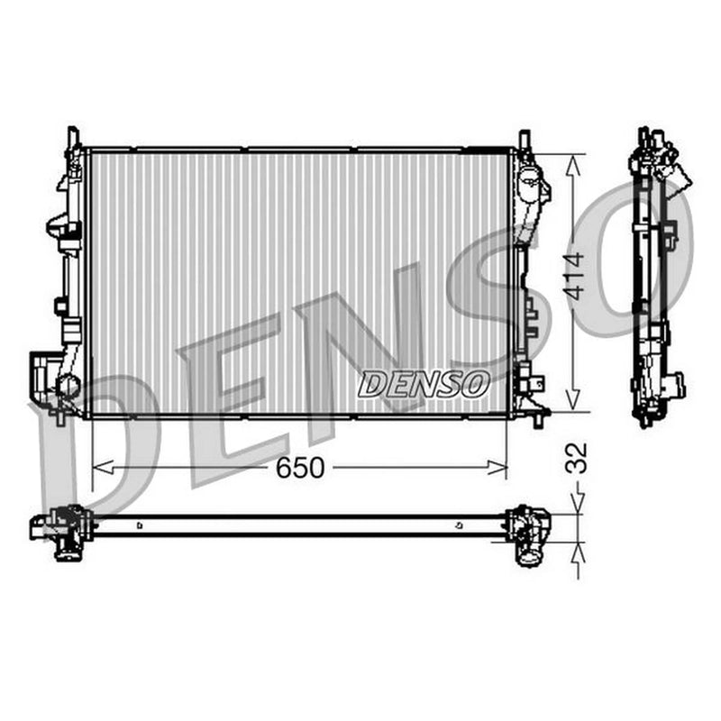 Denso Engine Radiator DRM20029