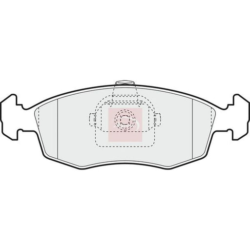 Apec Front Brake Pad Set PAD1112
