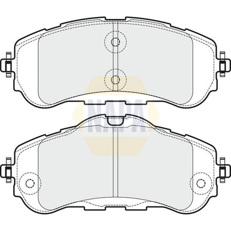 NAPA Front Brake Pad Set NBP1355