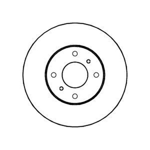 Abtex 2 x Vented Front Brake Discs BD715V