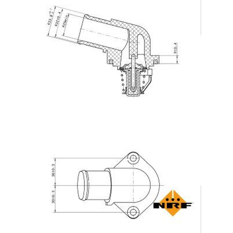 NRF Thermostat,Coolant 725037