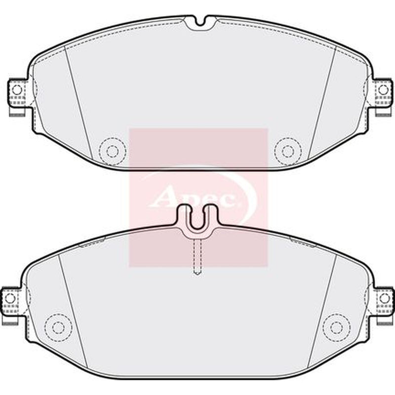 Apec Front Brake Pad Set PAD2055
