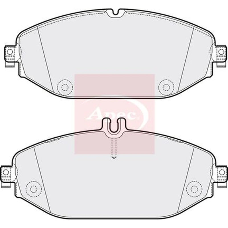 Apec Front Brake Pad Set PAD2055