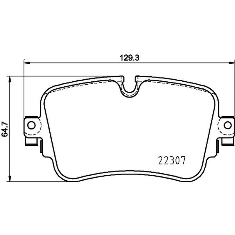 Mintex Rear Brake Pad Set MDB3891