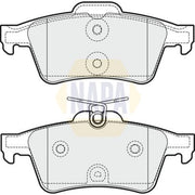 NAPA Rear Brake Pad Set NBP1421