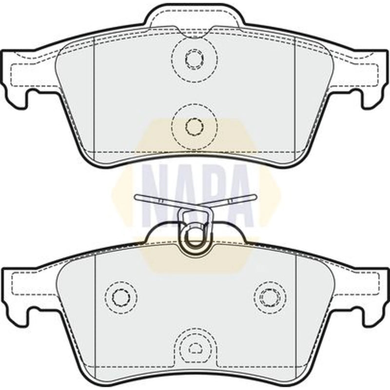 NAPA Rear Brake Pad Set NBP1421