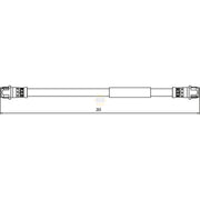 NAPA Brake Hydraulic Hose Line Rear NBH1298