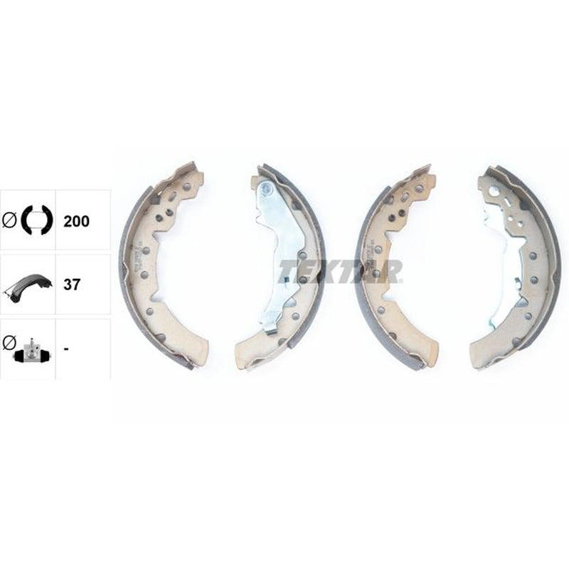 Textar Brake Shoe Set Axle Kit 91056700