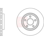 Apec 2 x Vented Front Brake Discs DSK2960
