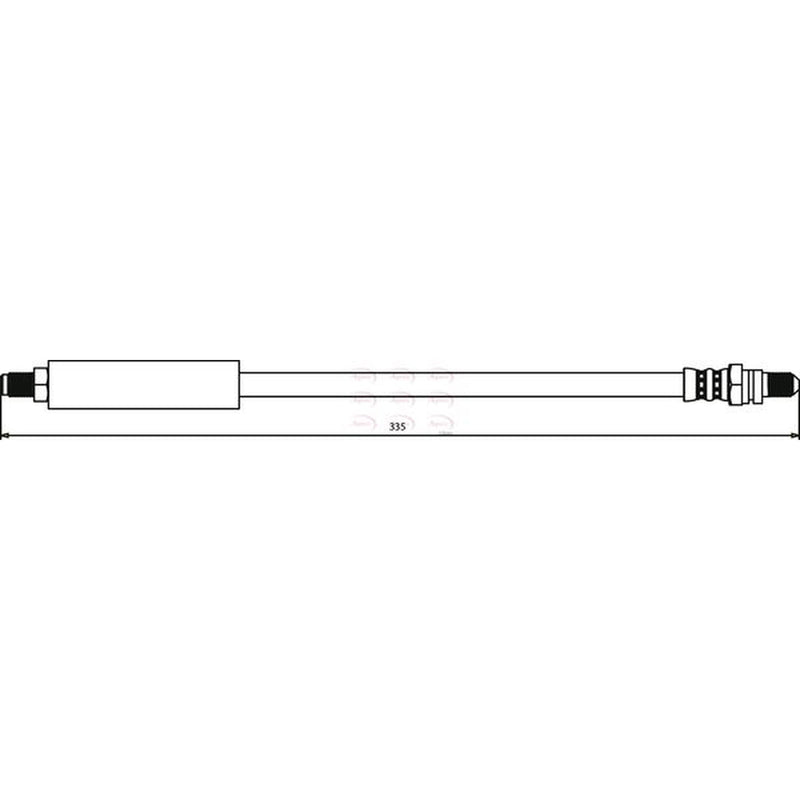Apec Brake Hydraulic Hose Line Rear HOS3059