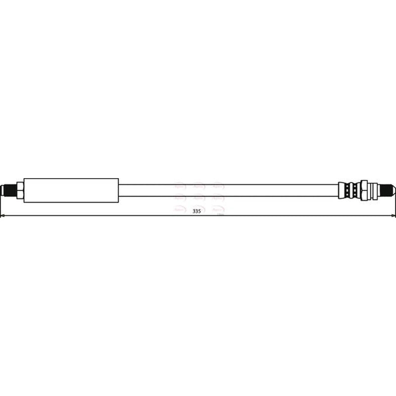 Apec Brake Hydraulic Hose Line Rear HOS3059