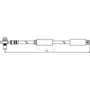 Apec Brake Hydraulic Hose Line Front HOS3654