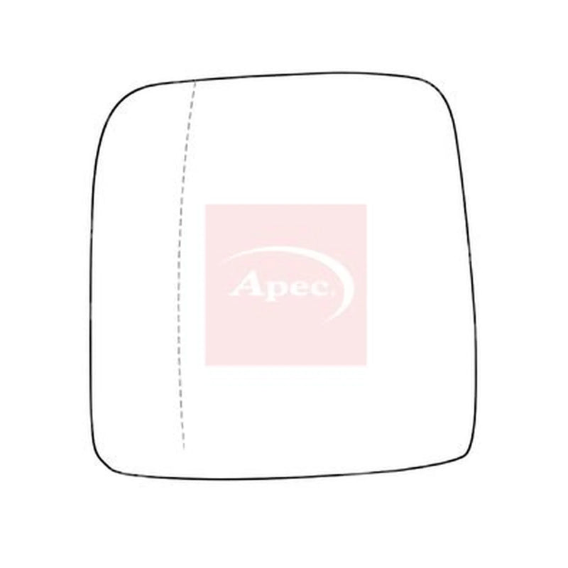 Apec Exterior Wing Mirror Glass Left AMS2065